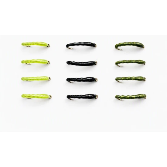 12 Flexi Buzzer - Lime,Black & Olive