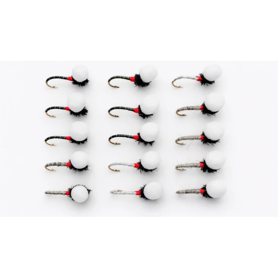 12 Suspender Buzzer - Black, Olive, White and Hares Ear