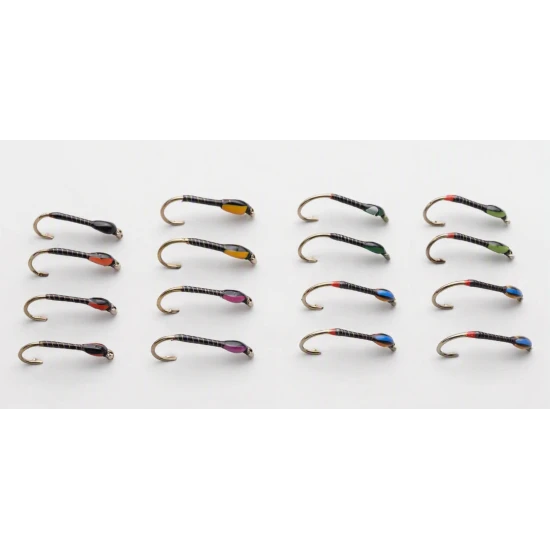16 Quill Buzzer Flies - Full Colour Range