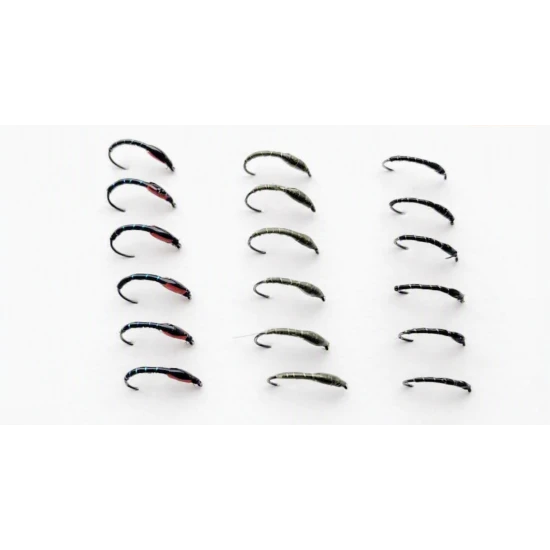 18 BARBLESS Epoxy  Buzzer - Olive, Black, Sparkle