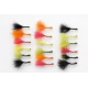 18 Goldhead Copper Wire Marabou - Mixed Colours