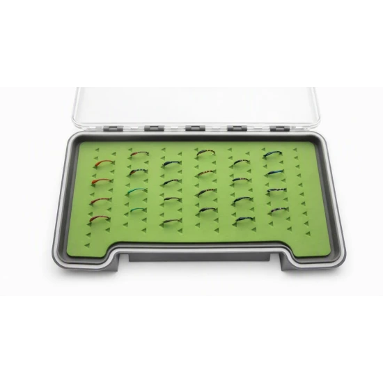 24 Epoxy Buzzers in a LARGE Troutflies Silicone Insert Box