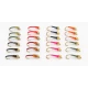 24 Goldhead Buzzer Flies Stripe & SBK