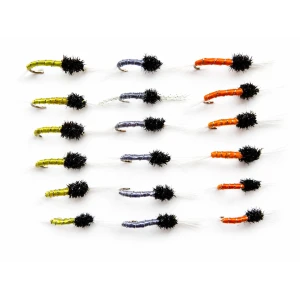 18 Standard Thoraxed Buzzers - Grey, Orange and Yellow