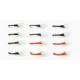 12 Goldhead Buzzer - Glass Epoxy Orange and Gold