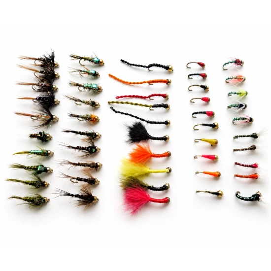 50 Goldhead Buzzer and Nymph - Named Flies