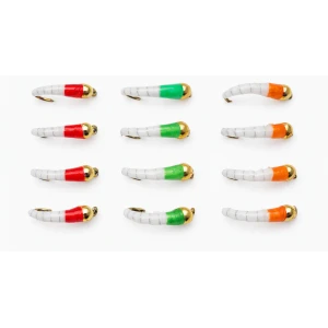 12 Goldhead Okey Dokey - Three Colours, White Bodies