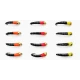 12 Goldhead Okey Dokey - red,orange, yellow - Blacks