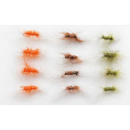 12 Shipman Buzzer - Orange, Brown & Olive