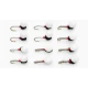 12 Suspender Buzzer - Hares Ear and White
