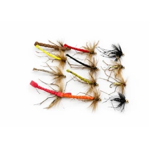 12 Barbless Mixed Pattern Daddys