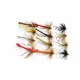 12 Barbless Mixed Pattern Daddys