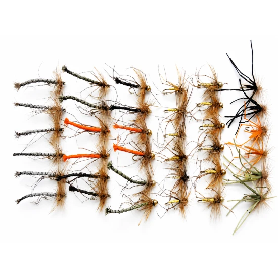 36 Daddy Long Legs Flies - Mixed Type