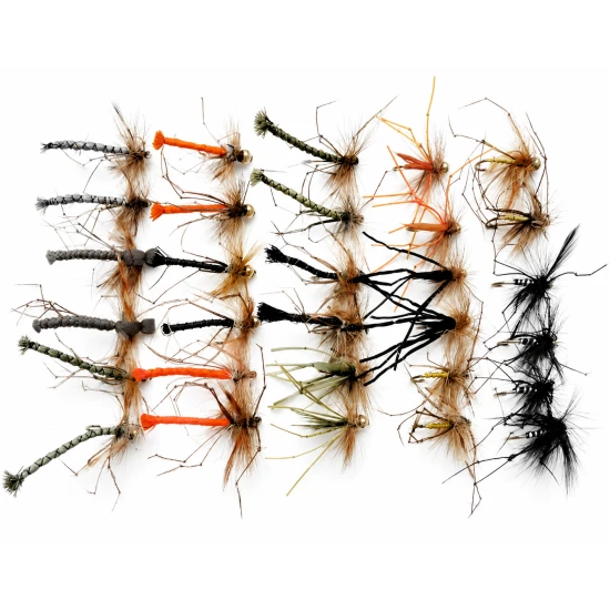 30 Daddy Long Legs Flies - Mixed Type