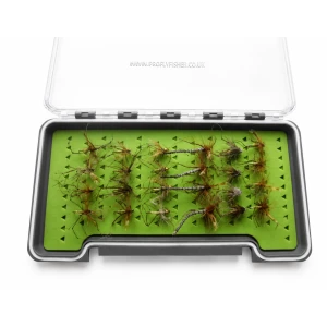 24 Daddy Long Legs Flies in a Troutflies LARGE Silicone Insert Box