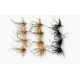 12 Daddy Long Legs - GH & unweighted, Black & Natural