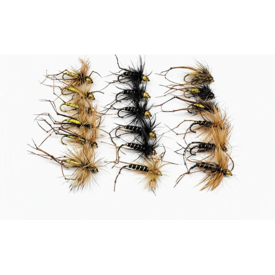 18 Daddy Longlegs - 6 Patterns - Inc peacock and muddler