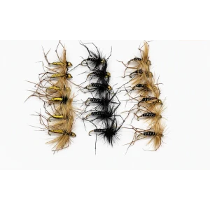 18 Daddy Longlegs - 6 Patterns - Black and Naturals