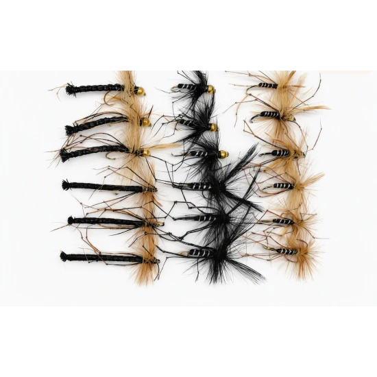 18 Daddy Longlegs - Black, Black Body and Detached
