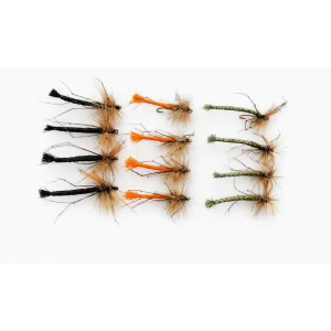 12 Detached Daddy Unweighted - olive, orange & black