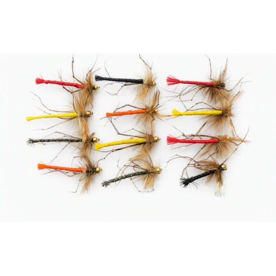 12 Goldhead Detached Coloured Daddy Long Legs