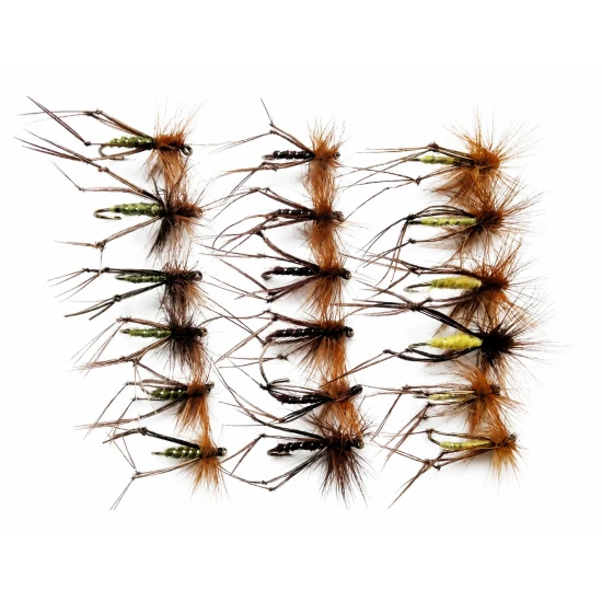 18 Hoppers - Olive, Yellow and Claret