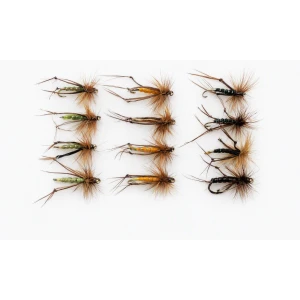 12 Hoppers Black, Brown & Olive