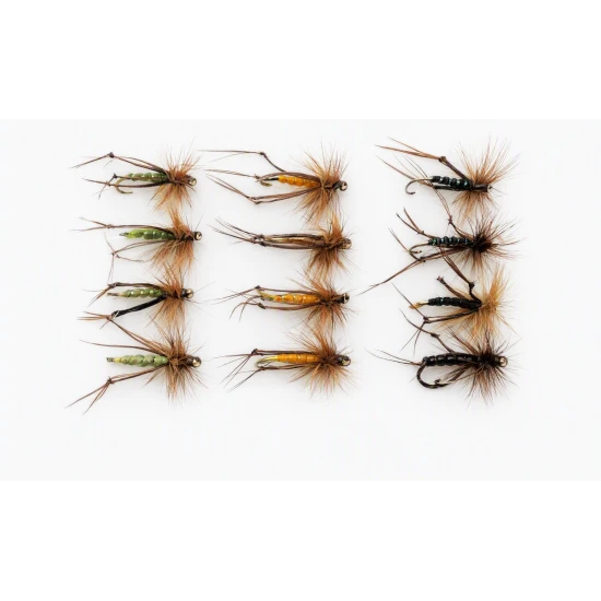12 Hoppers Black, Brown & Olive