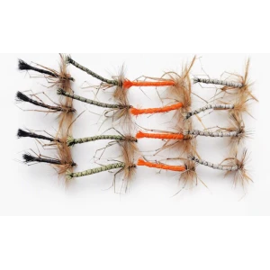 16 Unweighted Detached Daddy Long Legs - Black, Olive, Orange, Natural