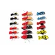 18 Dry Flies - Beetles and Foam Ants inc Hi Viz, Ants and Lady