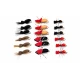 18 Dry Flies - Beetles and Foam Ants inc Hi Viz, Ants and Standard