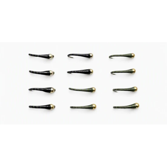 12 Goldhead Epoxy, Black & Olive