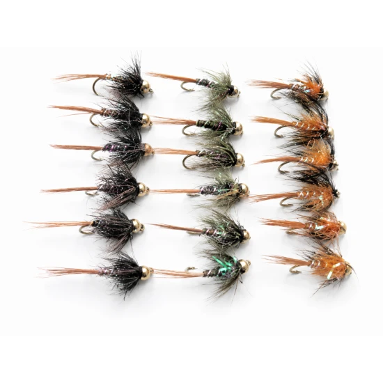18 Goldhead Crunchers - Black, Olive, Orange