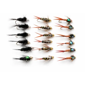 18 Goldhead Flies, Montana, Copper John & Prince
