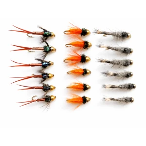 18 Goldhead Nymph, Copper John,Aylotts,Hares ear