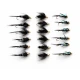 18 Goldhead Nymphs - Blacks