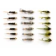 18 Goldhead Nymphs, Diawl Bach,Olives,Hares Ear