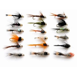 18 Random Goldhead Nymph - All Different