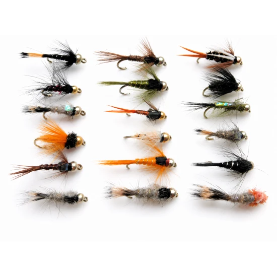 18 Random Goldhead Nymph - All Different