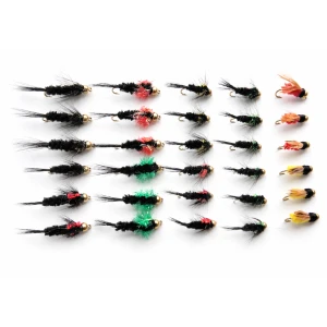 30 Mixed Goldhead Montana Nymph