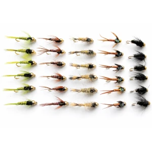 30 Mixed Goldhead Nymph - 5 Named Varieties