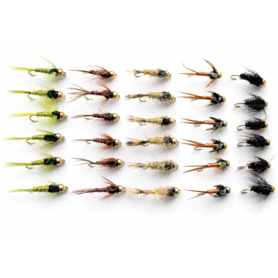 30 Mixed Goldhead Nymph - 5 Named Varieties