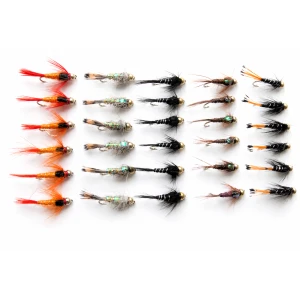 30 Mixed Goldhead Nymph - Named