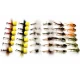 36 Dink and Nymph Flies - 3 Types
