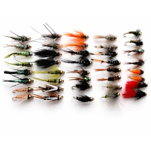 40 Random Goldhead Nymph