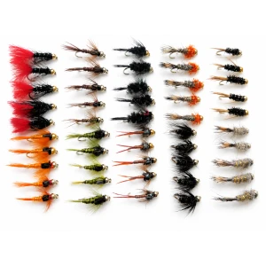 50 Goldhead Nymph Flies