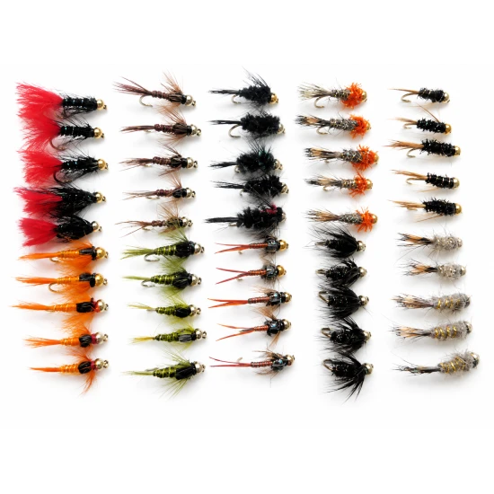50 Goldhead Nymph Flies