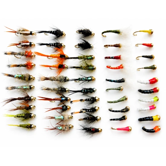50 Goldhead Nymph and Buzzer Mixed Pack