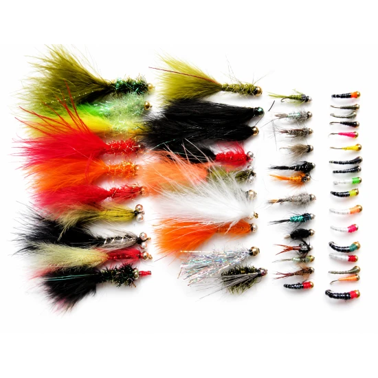 50 Weighted Lure Nymph and Buzzer Mixed Pack