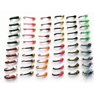 60 Weighted Buzzers (goldheads) - Specific Patterns